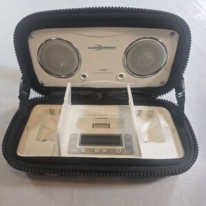 Sonic Impact i-P23 Portable iPod Alarm Clock Speaker Model 5114 Case Tested